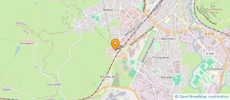 localisation de l'entreprise FRANCE-REGARDS à AURILLAC
