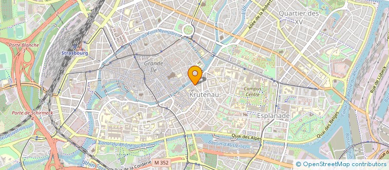 localisation de l'entreprise FRANCE REGIE SARL à STRASBOURG