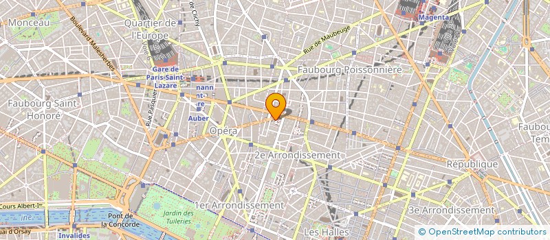 localisation de l'entreprise FRANCE REGION PUBLICITE  PARIS