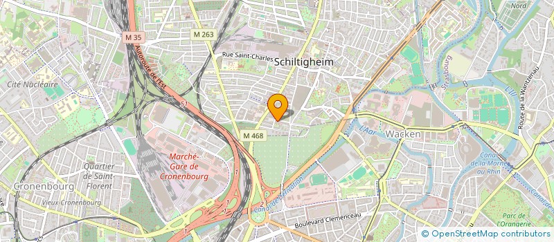 localisation de l'entreprise FRANCE REHABILITATION à SCHILTIGHEIM