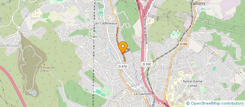 localisation de l'entreprise FRANCE REHABILITATIONS BATMENT à LES PENNES MIRABEAU