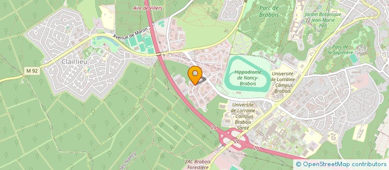 localisation de l'entreprise FRANCE REIN 54  VANDUVRE-LES-NANCY