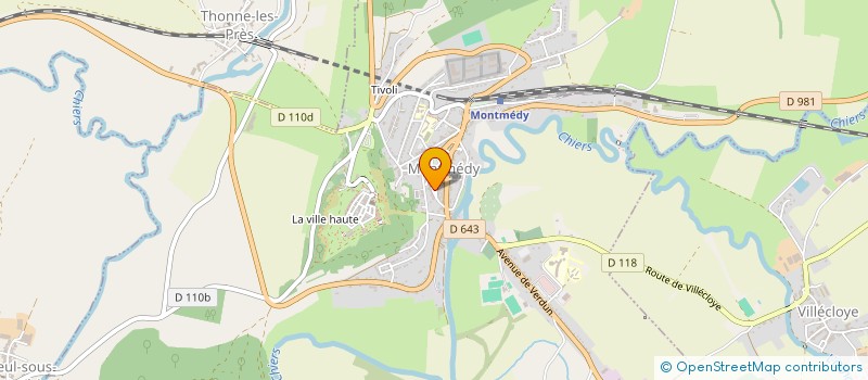 localisation de l'entreprise FRANCE REIN MEUSE  MONTMEDY