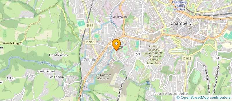 localisation de l'entreprise FRANCE REIN RHONE-ALPES  CHAMBERY