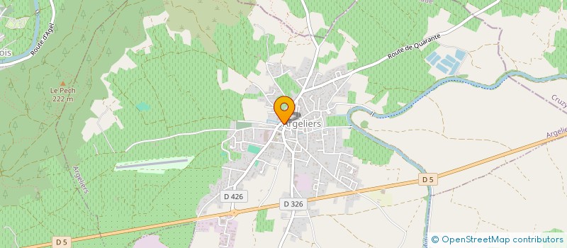 localisation de l'entreprise FRANCE RELIURE  ARGELIERS