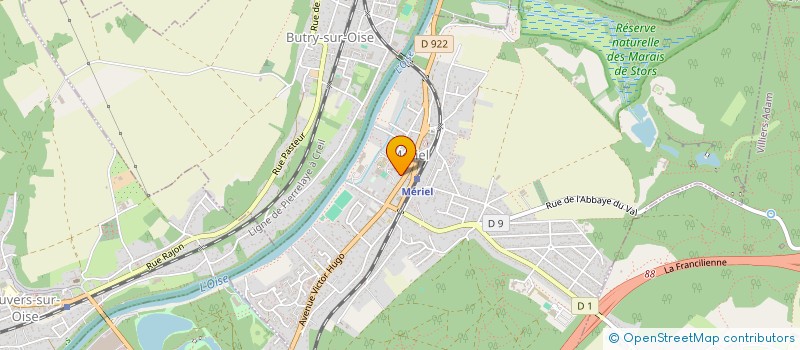 localisation de l'entreprise FRANCE RENOV  MERIEL