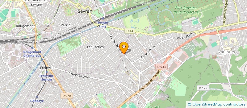 localisation de l'entreprise FRANCE RENOV  SEVRAN