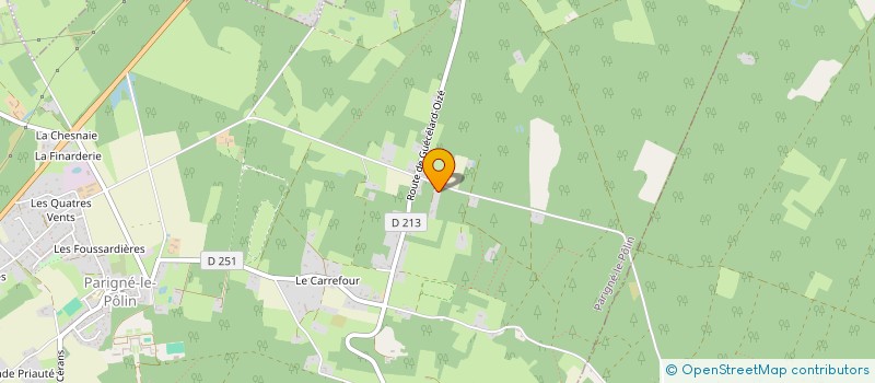 localisation de l'entreprise FRANCE RENOV OUEST  PARIGNE-LE-POLIN