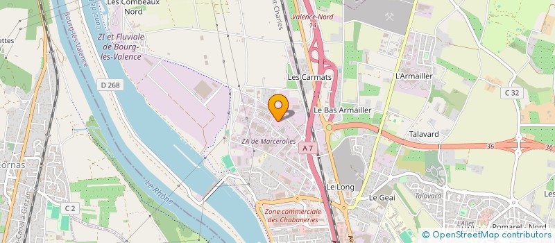 localisation de l'entreprise FRANCE RENOVATION 26  BOURG-LES-VALENCE