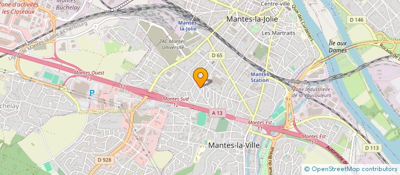 localisation de l'entreprise FRANCE RENOVATION à MANTES-LA-VILLE