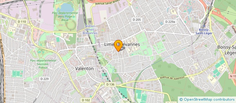 localisation de l'entreprise FRANCE RENOVATION à LIMEIL-BREVANNES