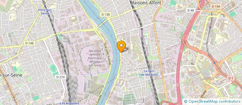 localisation de l'entreprise FRANCE RENOVE à ALFORTVILLE