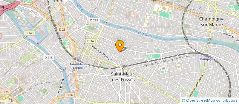 localisation de l'entreprise FRANCE RENOVE à SAINT-MAUR-DES-FOSSES