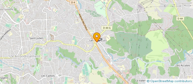 localisation de l'entreprise FRANCE RENOVE COUVERTURE à MARSEILLE 12EME