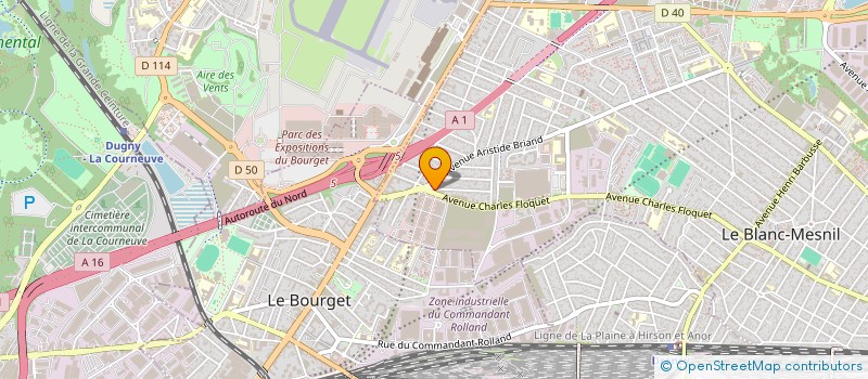 localisation de l'entreprise FRANCE RESEAU COMMUNICATION ET FIBRE à LE BLANC-MESNIL
