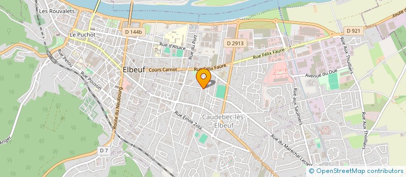 localisation de l'entreprise FRANCE RESEAUX  CAUDEBEC-LES-ELBEUF