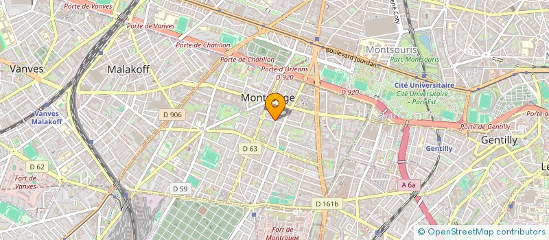 localisation de l'entreprise FRANCE RESTAURATION CONSERVATION à MONTROUGE