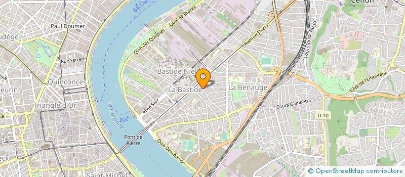 localisation de l'entreprise FRANCE REVETEMENTS à BORDEAUX