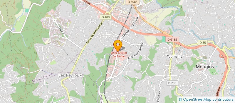 localisation de l'entreprise FRANCE ROBOT AUTOM PROVE EQUIP SURVEILLA à MOUGINS