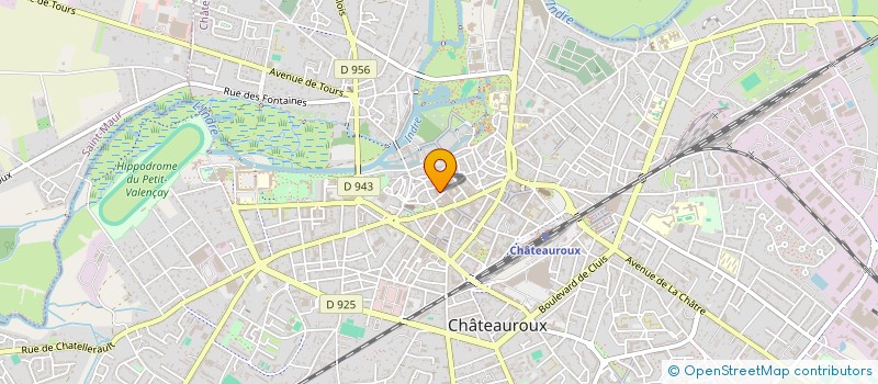 localisation de l'entreprise FRANCE ROTISSEURS DISTRIBUTION à CHATEAUROUX
