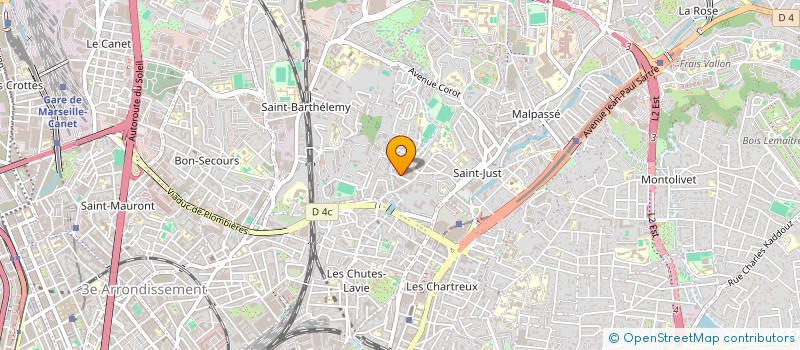 localisation de l'entreprise FRANCE S IMMO à MARSEILLE