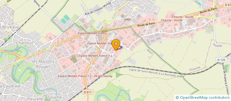 localisation de l'entreprise FRANCE'S LITERIE à NIORT