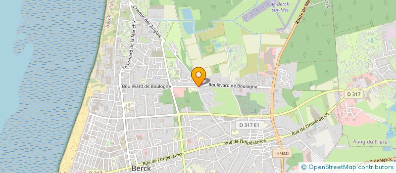 localisation de l'entreprise FRANCE SANTE à BERCK