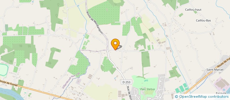 localisation de l'entreprise FRANCE SANTE FORMATION  SAINT-SYLVESTRE-SUR-LOT