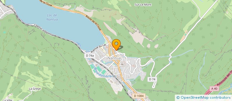 localisation de l'entreprise FRANCE SAVOIE à NANTUA