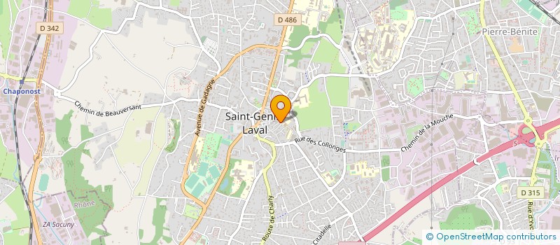 localisation de l'entreprise FRANCE SCIENTIFIQUE  CHASSIEU