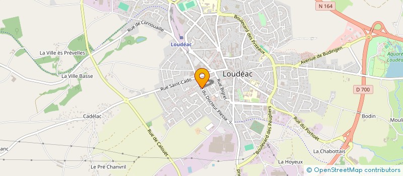 localisation de l'entreprise FRANCE SEA TECH à LOUDEAC
