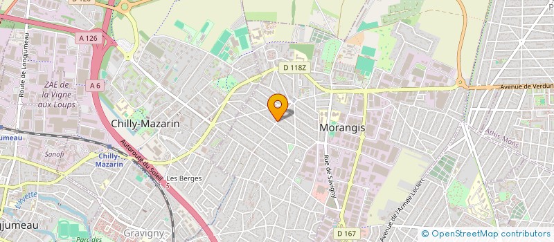 localisation de l'entreprise FRANCE SECOND OEUVRE  MORANGIS