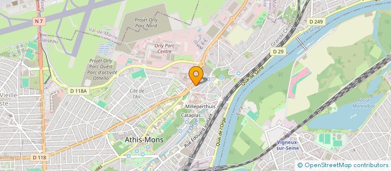 localisation de l'entreprise FRANCE SECOURS  RIS-ORANGIS