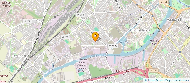 localisation de l'entreprise FRANCE SECURITE DETECTION INCENDIE FSDI à LILLE