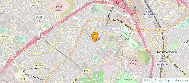 localisation de l'entreprise FRANCE SECURITE ELECTRONIQUE à MONTREUIL