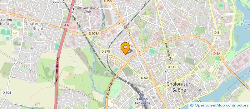 localisation de l'entreprise FRANCE SECURITE INCENDIE  CHALON-SUR-SAONE