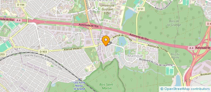 localisation de l'entreprise FRANCE SECURITE PRIVEE  EMERAINVILLE