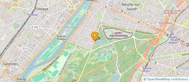 localisation de l'entreprise FRANCE SECURITE SERVICES à NEUILLY-SUR-SEINE