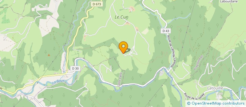 localisation de l'entreprise FRANCE SELECTION GASTRONOMIE  SAINT-CERE