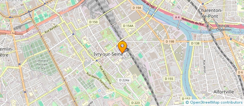 localisation de l'entreprise FRANCE SERVICE à IVRY-SUR-SEINE