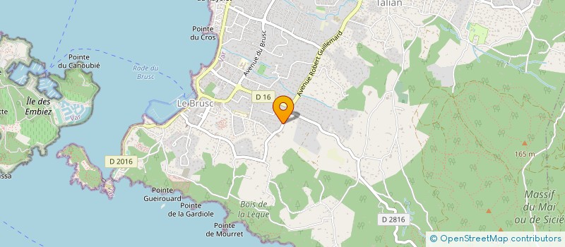 localisation de l'entreprise FRANCE SERVICE à SIX-FOURS-LES-PLAGES