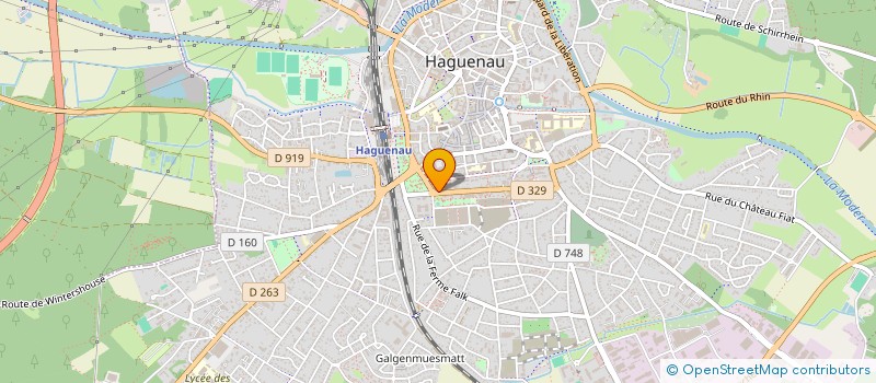 localisation de l'entreprise FRANCE SERVICE à HAGUENAU