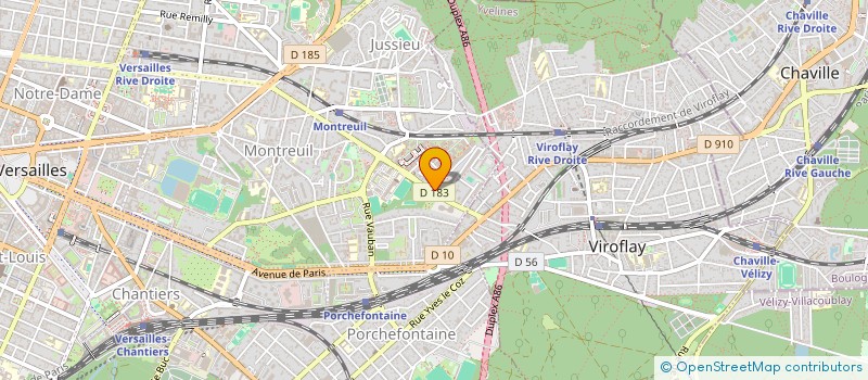 localisation de l'entreprise FRANCE SERVICE A DOMICILE à VERSAILLES