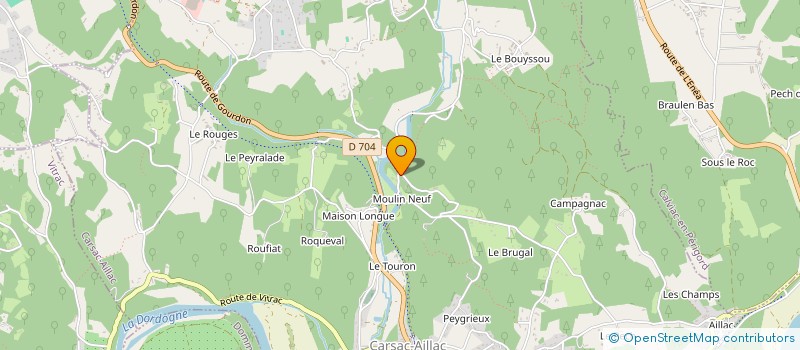 localisation de l'entreprise FRANCE SERVICE INFORMATIQUE  SAINT-ANDRE-D ALLAS