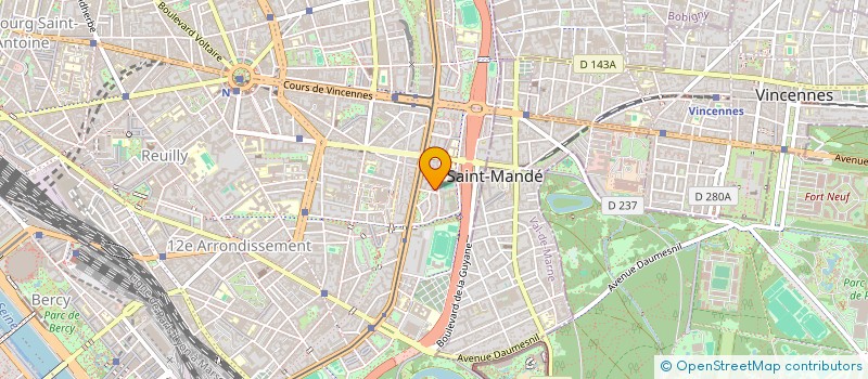 localisation de l'entreprise FRANCE SERVICE VOITURIER  PARIS