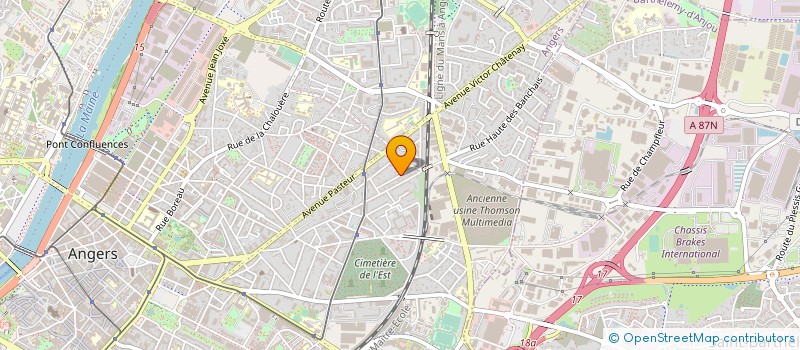 localisation de l'entreprise FRANCE SERVICES à ANGERS
