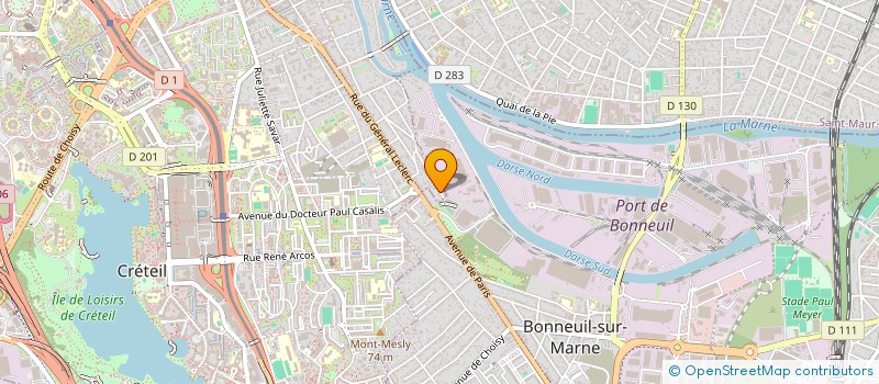 localisation de l'entreprise FRANCE SERVICES  CRETEIL