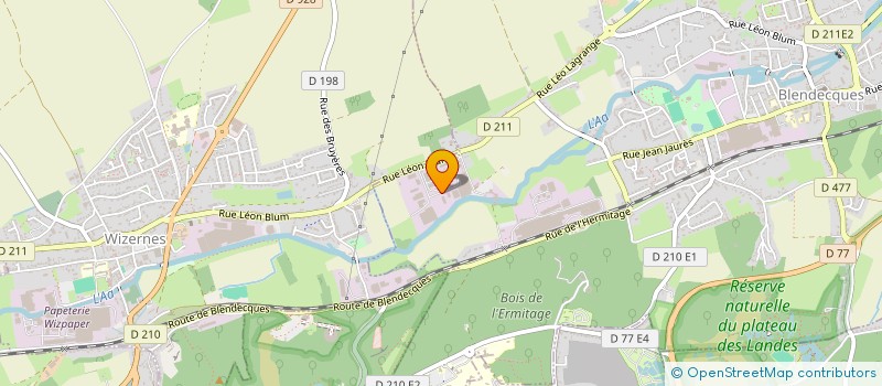 localisation de l'entreprise FRANCE SERVICES INDUSTRIES à BLENDECQUES