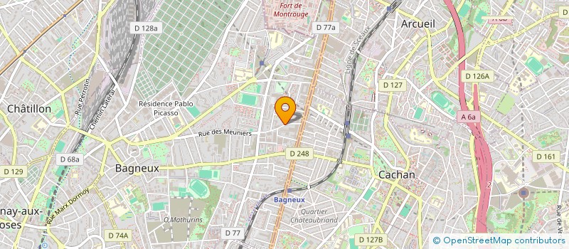 localisation de l'entreprise FRANCE SERVICES PROPRETE à BAGNEUX