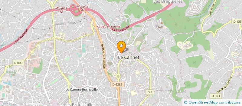 localisation de l'entreprise FRANCE SHISHA à LE CANNET